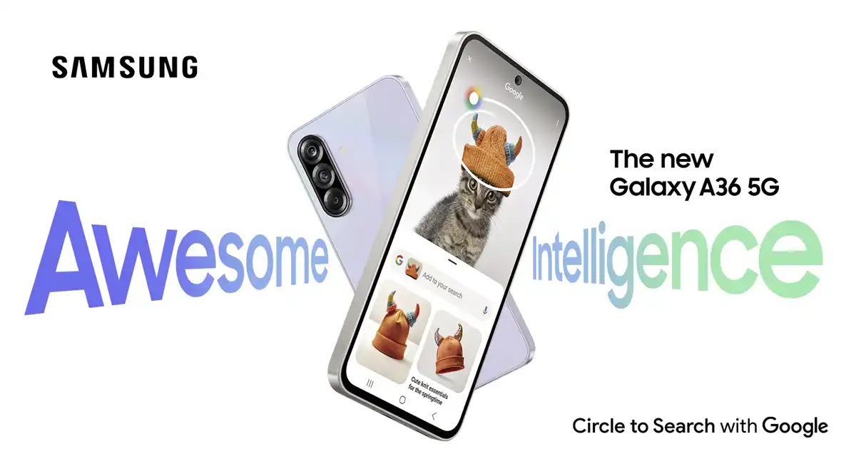 Samsung Galaxy A36 5G dengan desain yang elegan